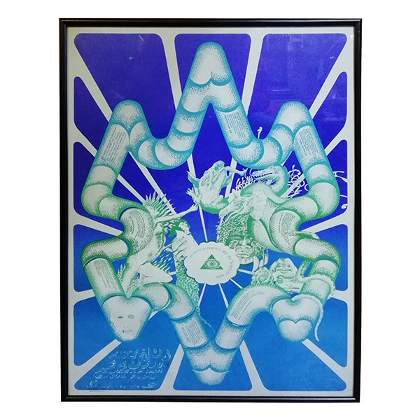 Mike Mcinnerney. Arthur Brown Flowerman Versus Fuzz Game. Litografía offset