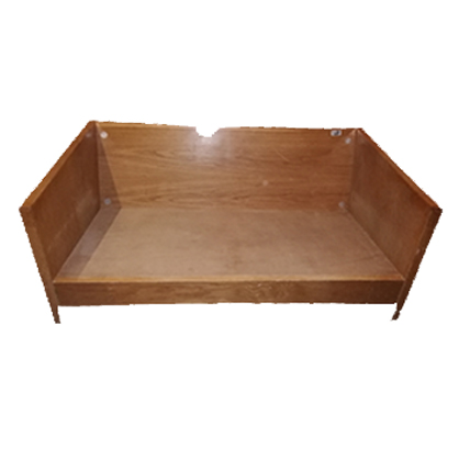 Soporte para love seat en madera aglomerada de pino