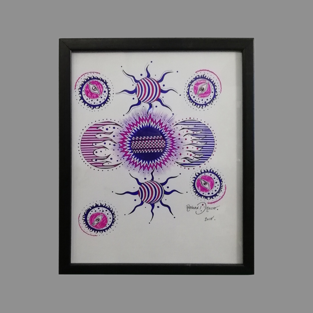 Román Draco. Sin título. Tinta sobre papel