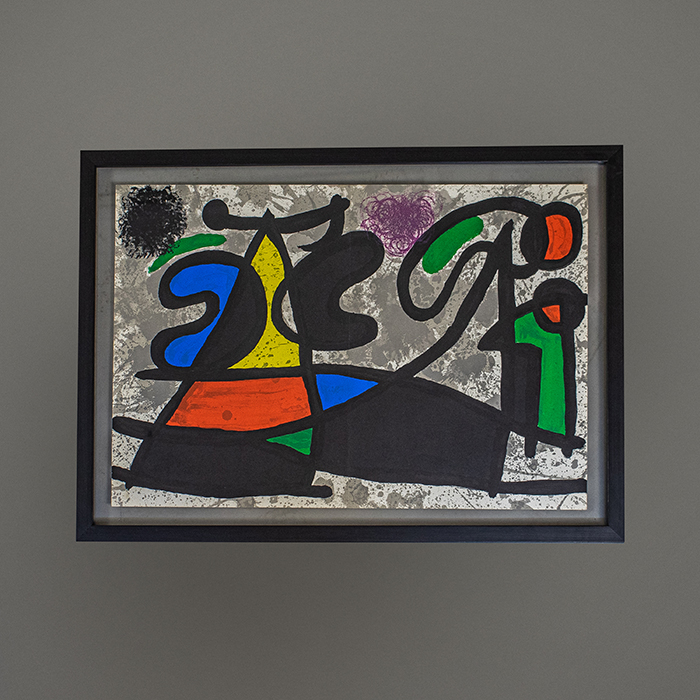Joan Miró. Sin título. Litografía sin número de tiraje