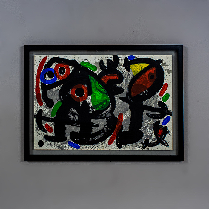 Joan Miró. Sin título. Litografía sin número de tiraje