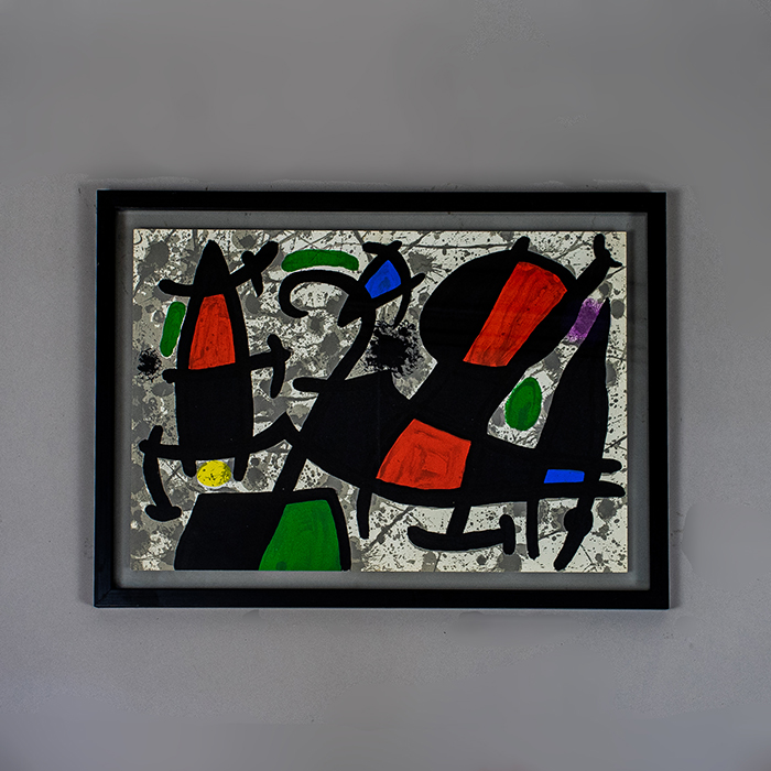 Joan Miró. Sin título. Litografía sin número de tiraje