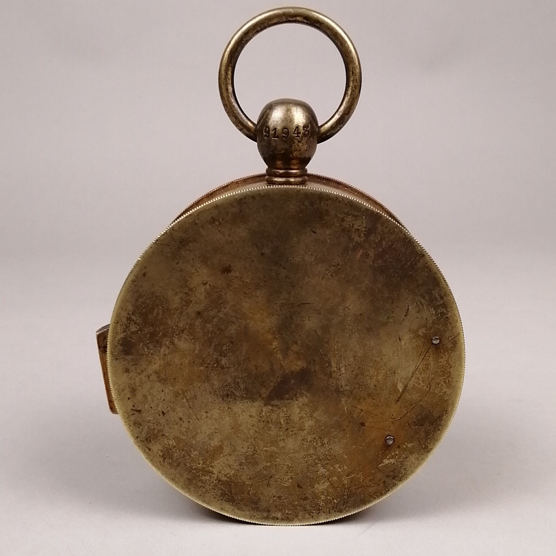 Reloj de velador en latón