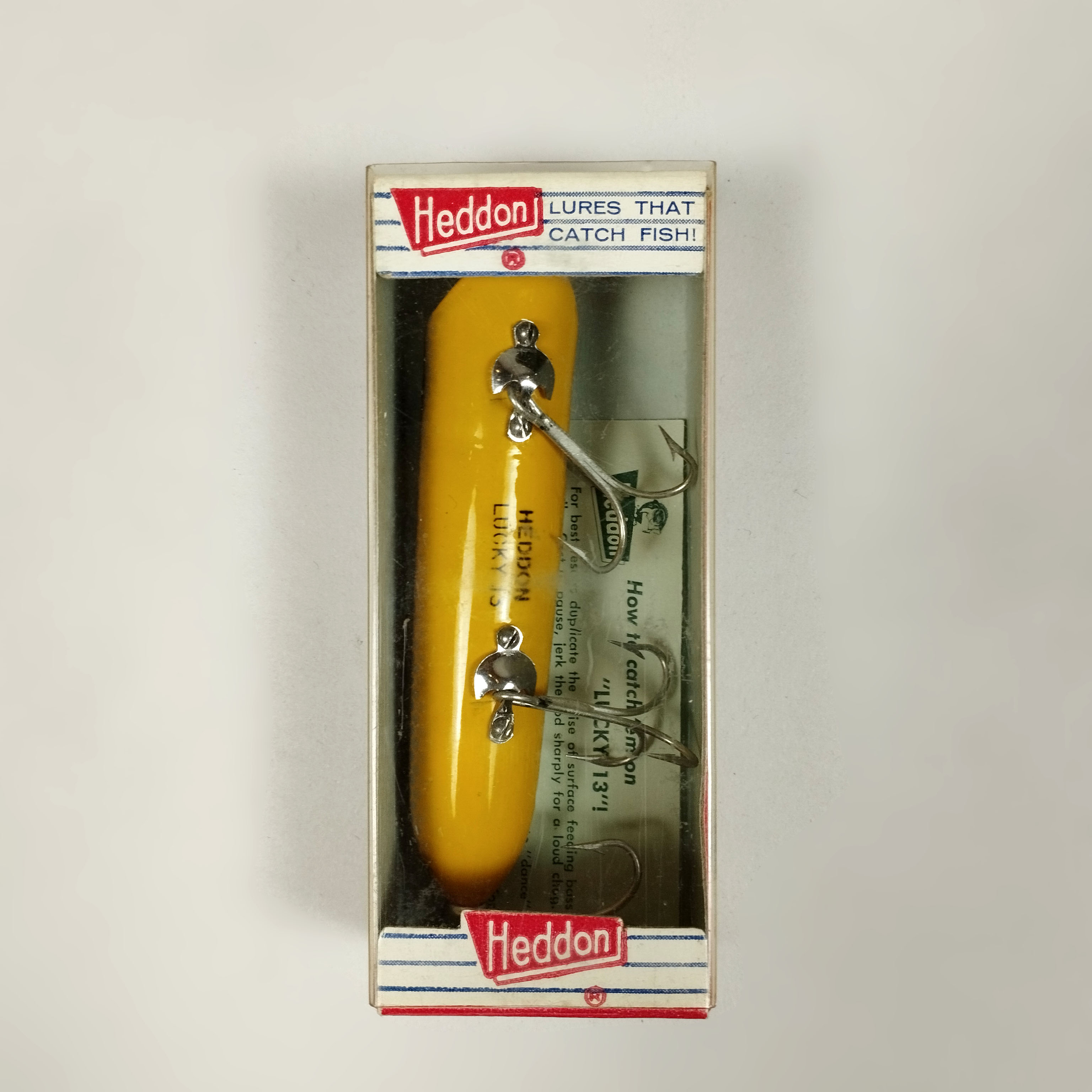 Señuelo de pesca Heddon 2500 PG Lucky 13
