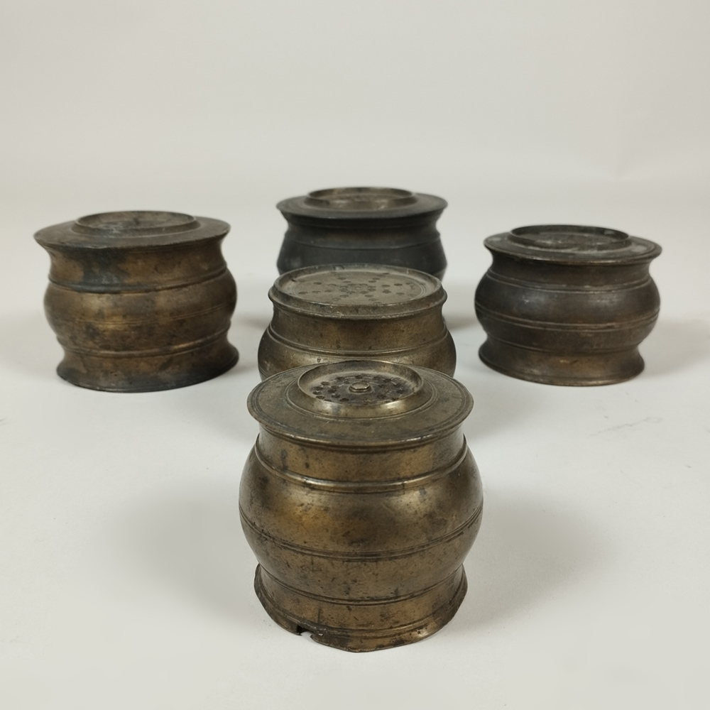 Set de 5 secantes para tinta en latón