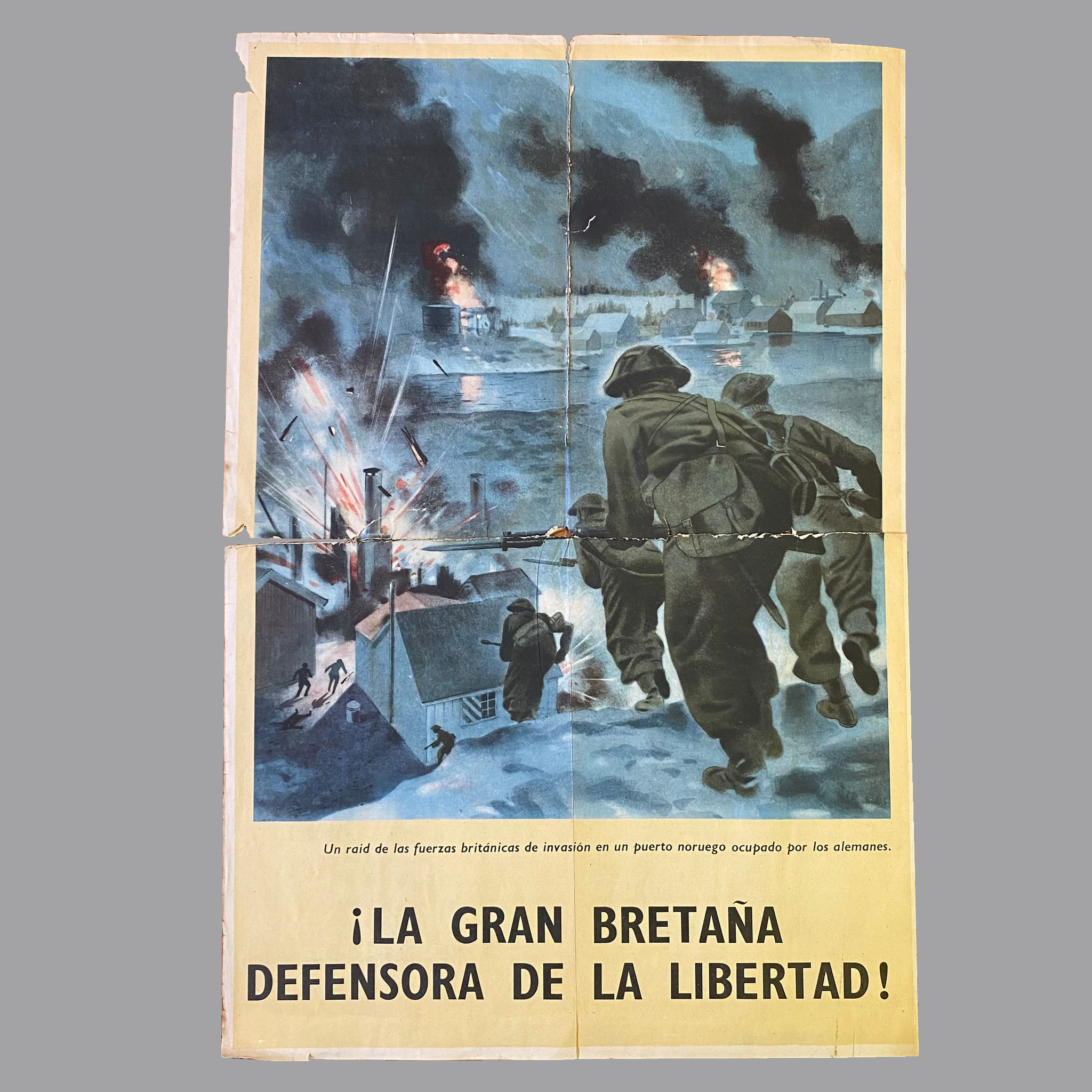 Gran Bretaña. Poster Soldados.