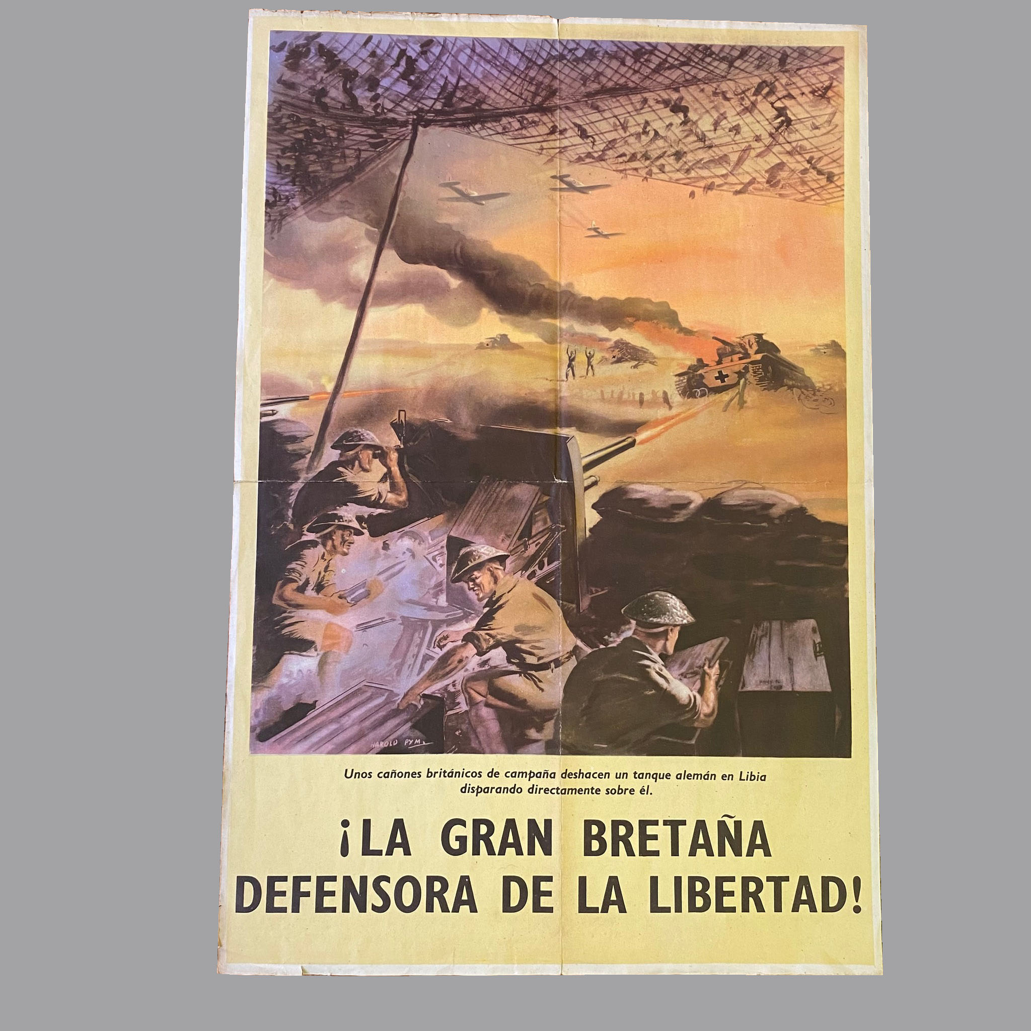 Gran Bretaña. Poster Tanque.