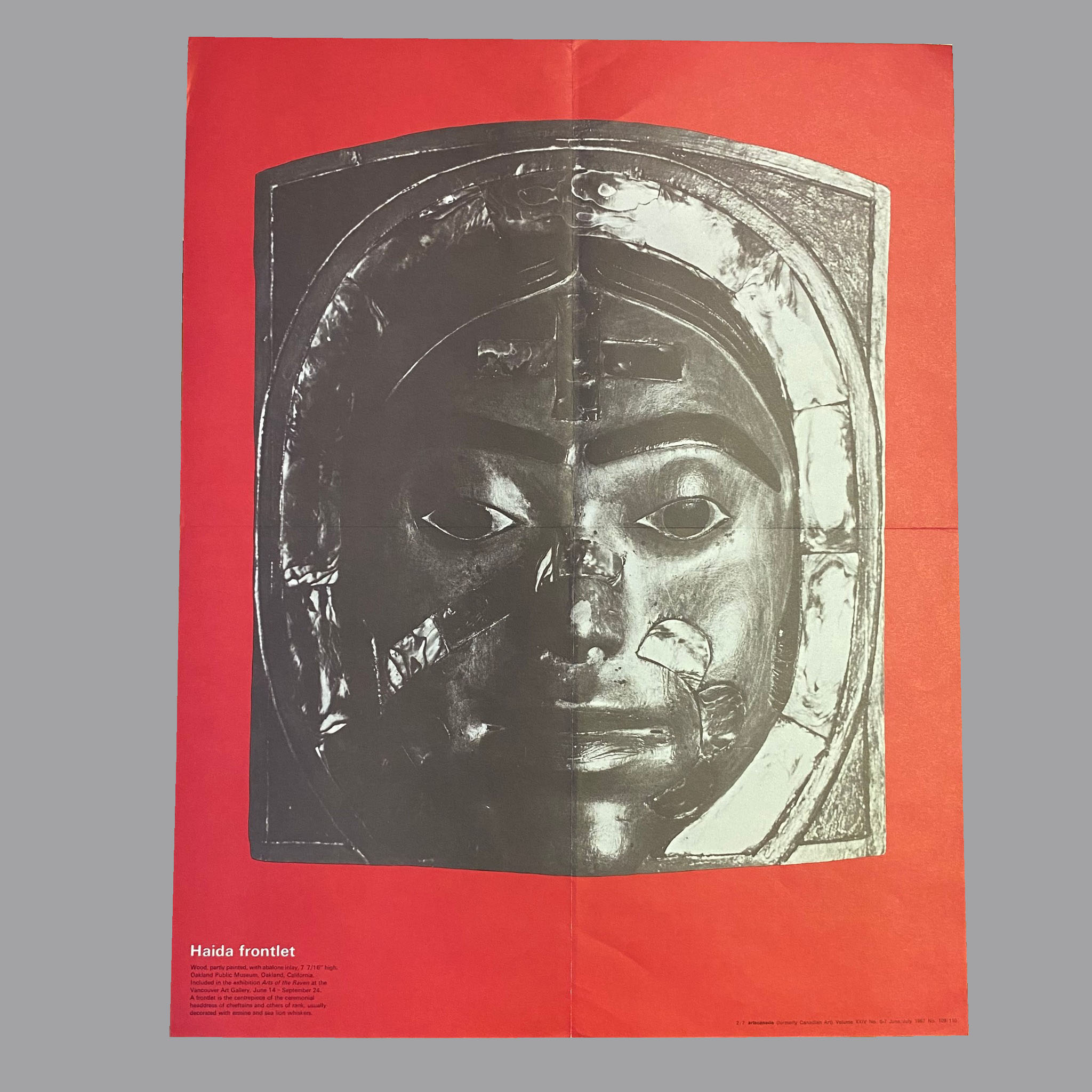 Haida Frontlet. Poster.