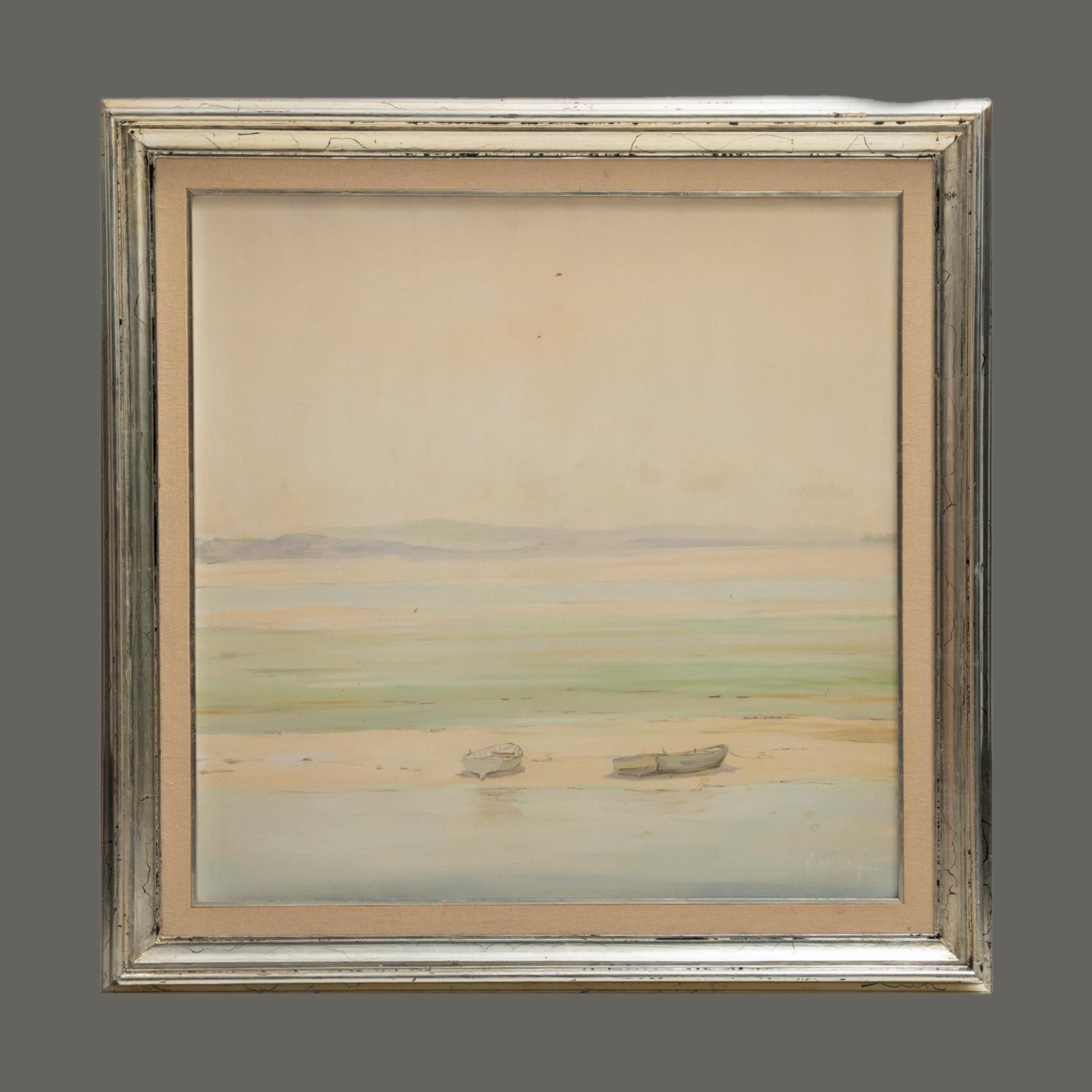 José Antonio González. MARNAY, Playa. Acrílico sobre lienzo. Firmado