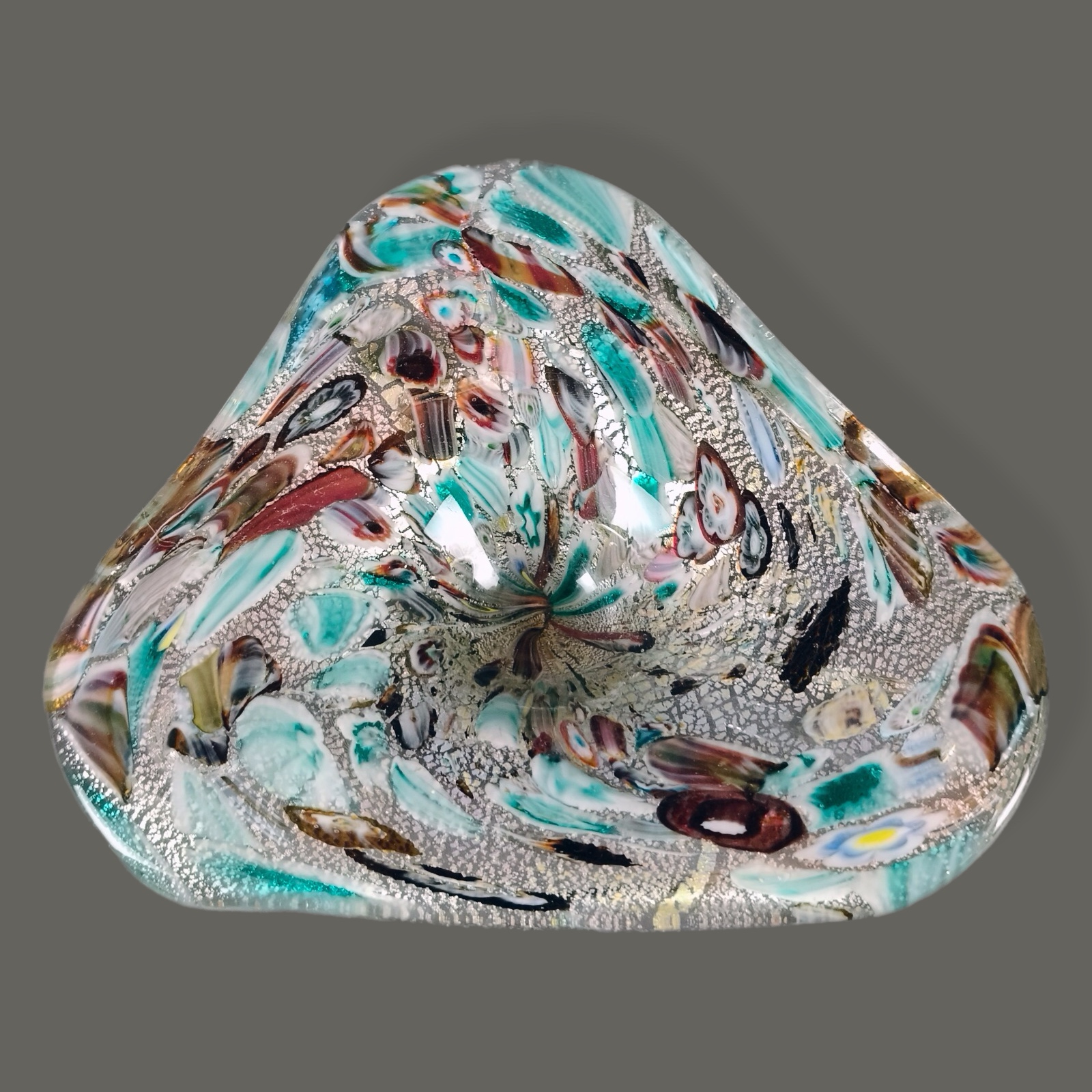 Centro de mesa en cristal de Murano