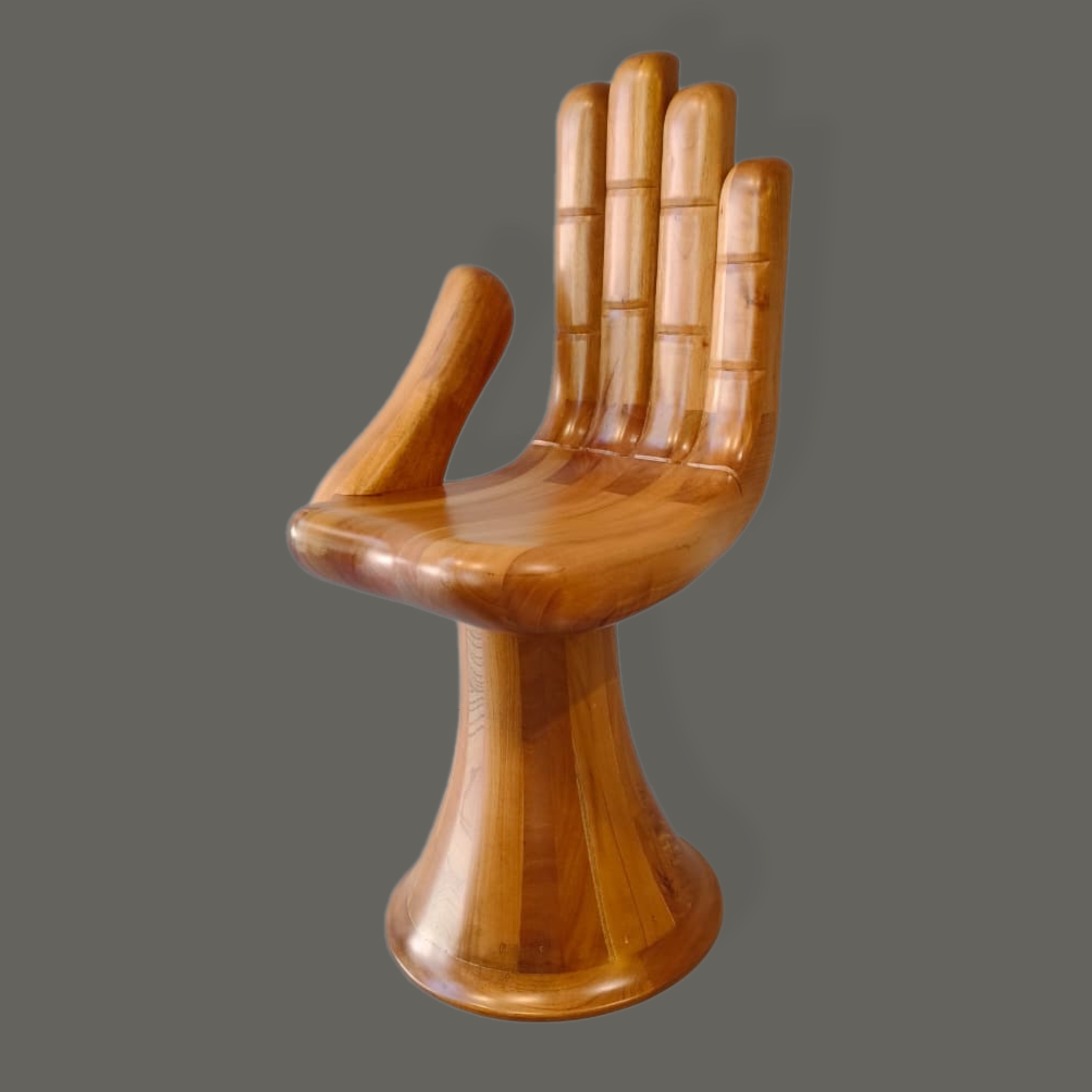Pedro Friedeberg. Silla mano en caoba