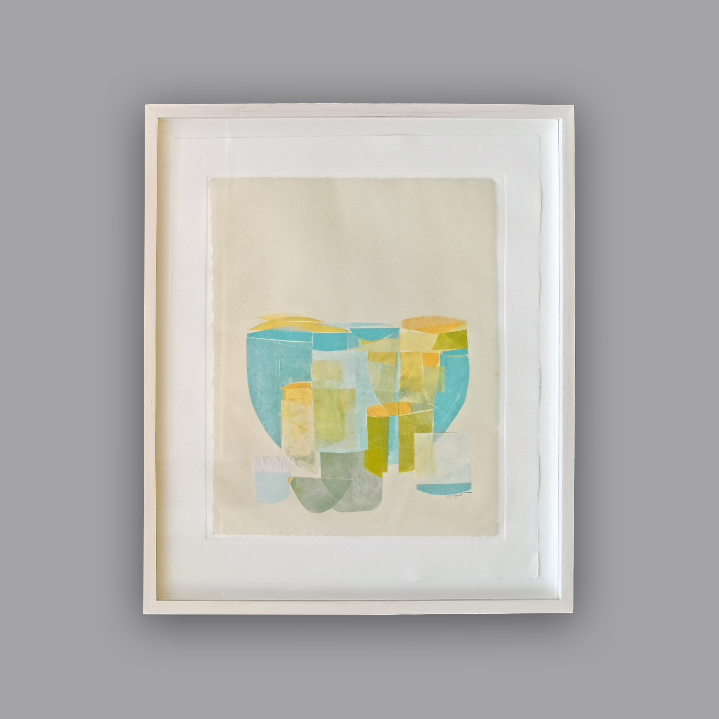 Ana López - Montes. Acidulado I. Collage sobre papel de algodón