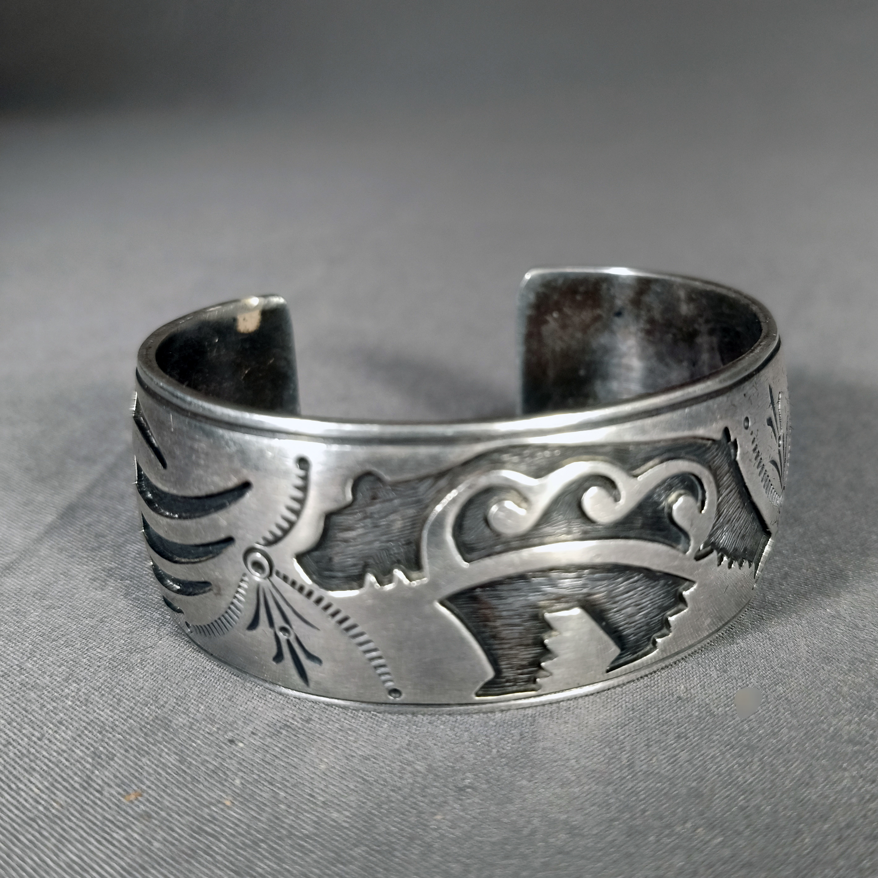 Brazalate Bear Paw en plata .925